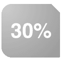 Ikon 30%, grå