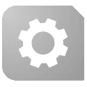 Icon gray - gear